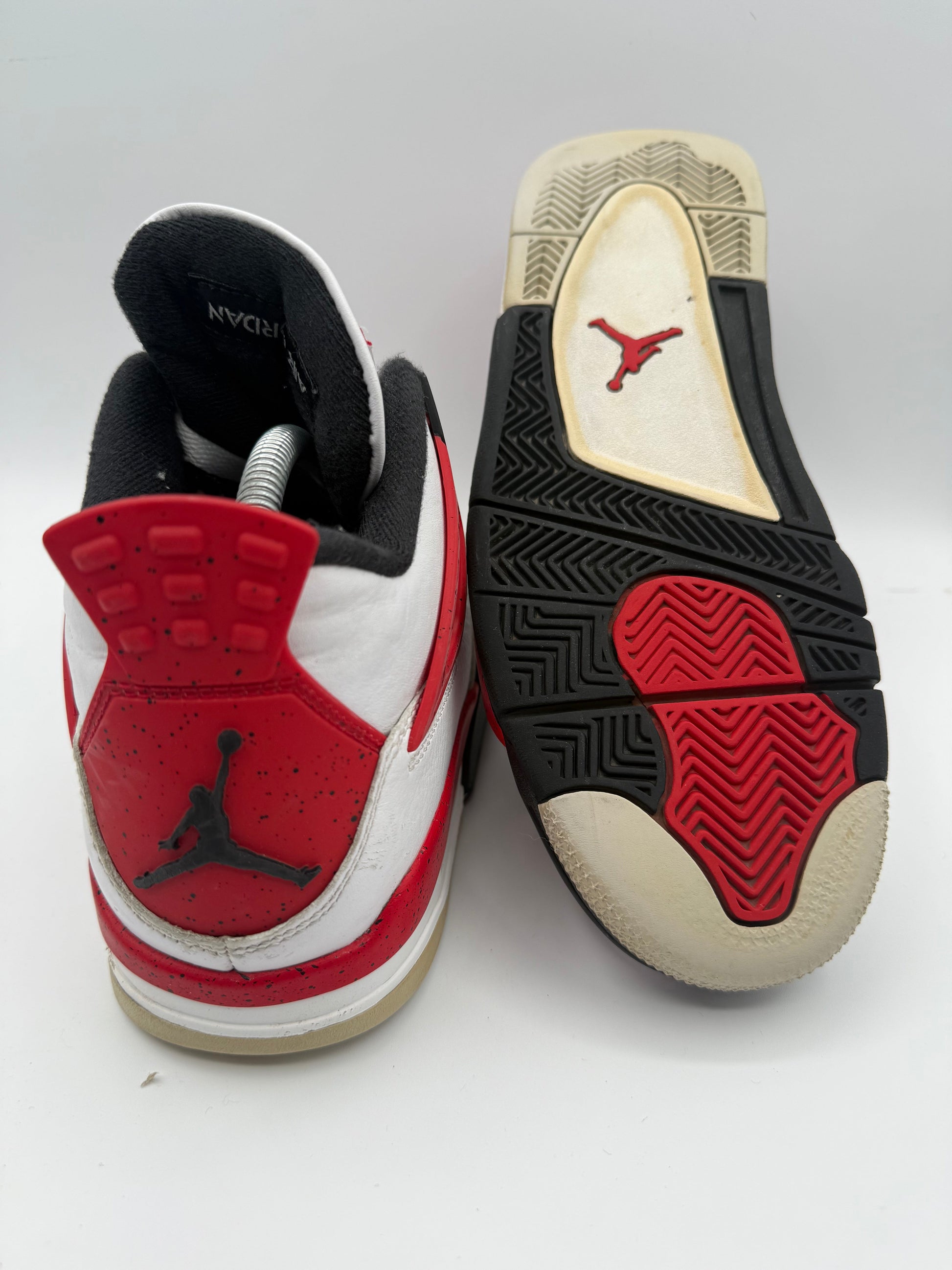L2035 Jordan 4 Retro Red Cement UK 7 - RecycledStreetwear