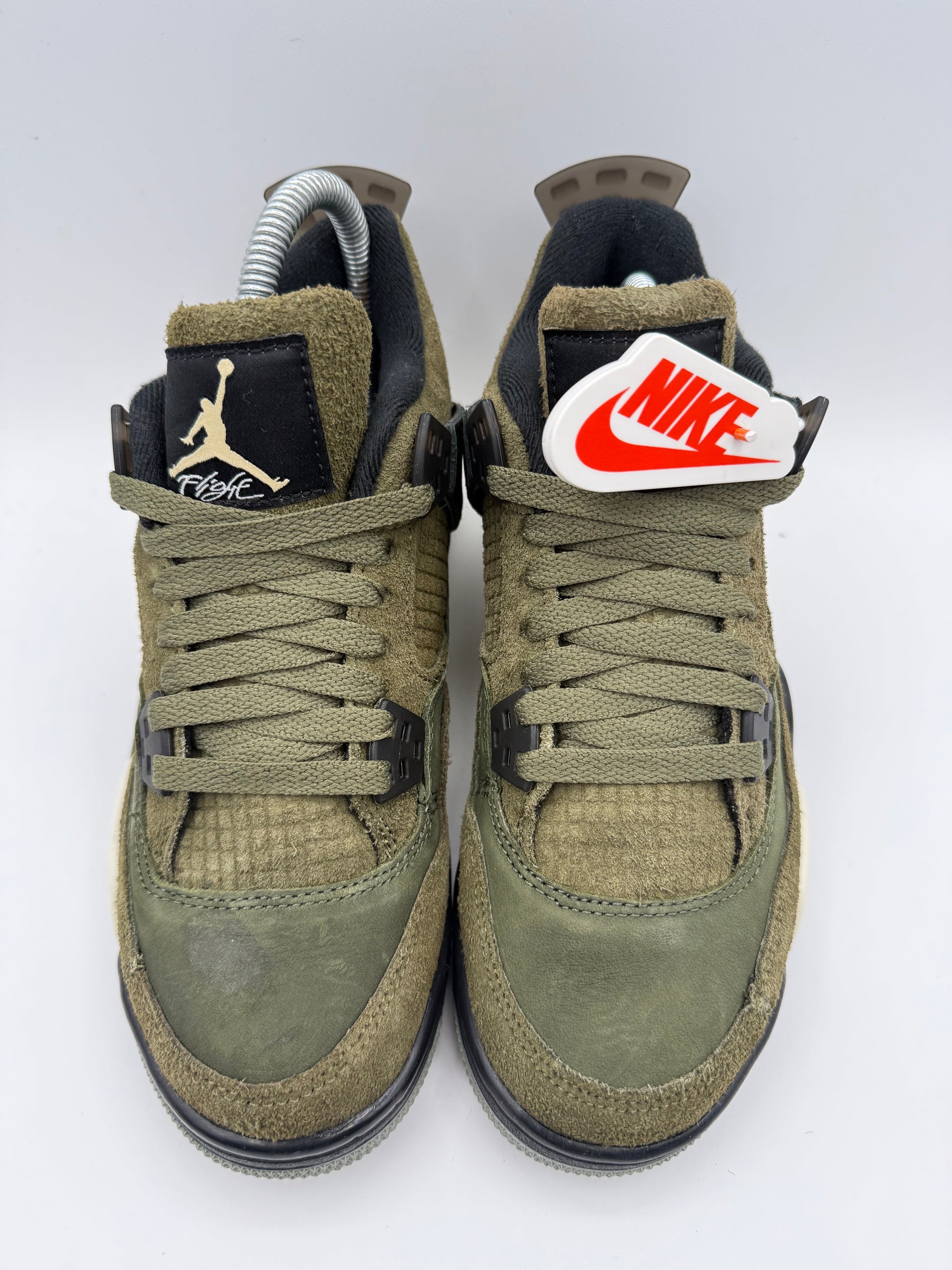 L2054 Jordan 4 Retro SE Craft Medium Olive (GS) UK 4 - RecycledStreetwear
