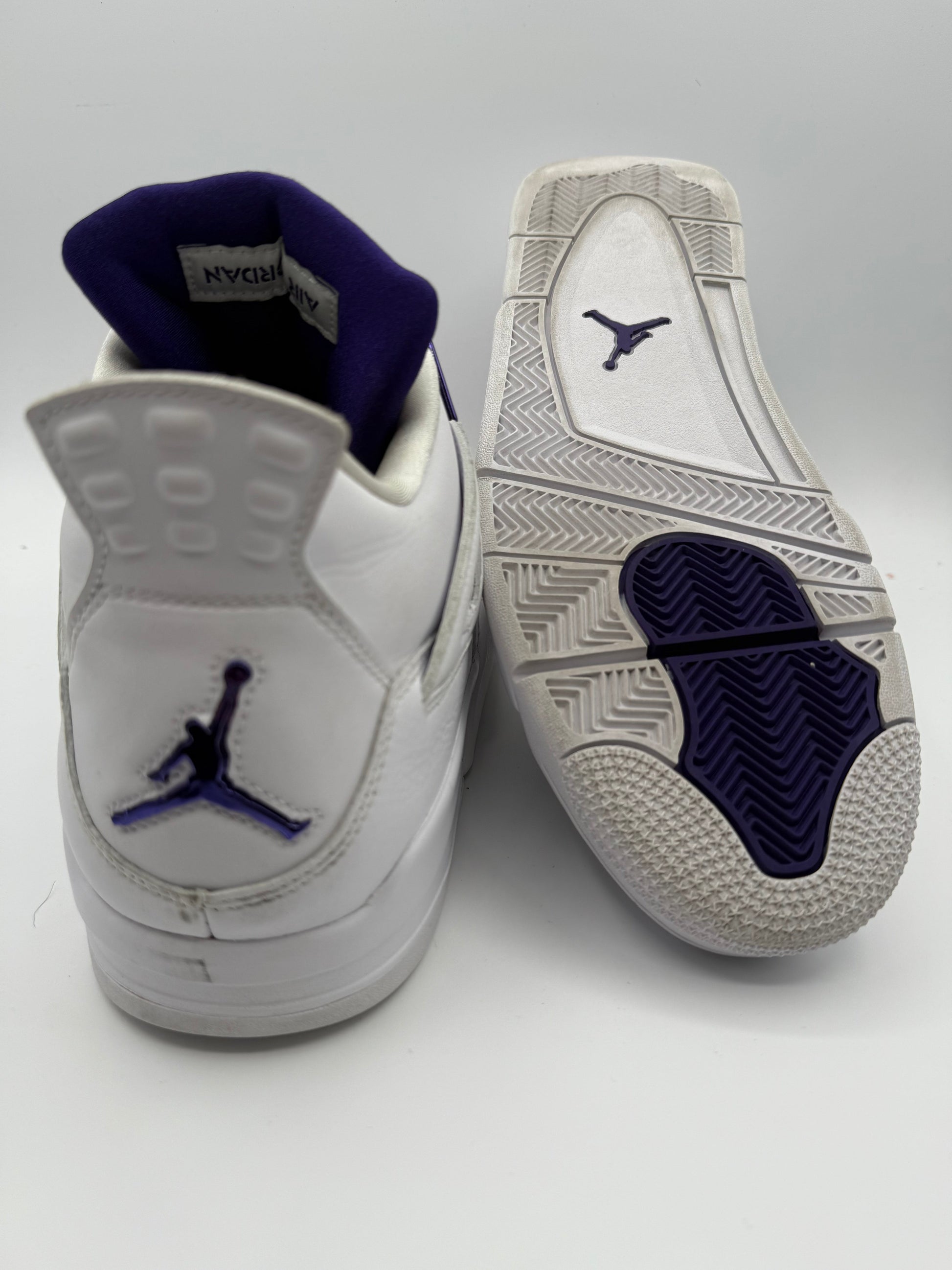 L2069 Jordan 4 Retro Metallic Purple UK 12 - RecycledStreetwear