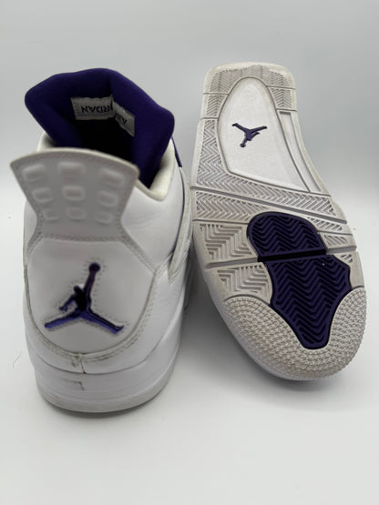 L2069 Jordan 4 Retro Metallic Purple UK 12 - RecycledStreetwear