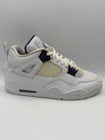 L2069 Jordan 4 Retro Metallic Purple UK 12 - RecycledStreetwear