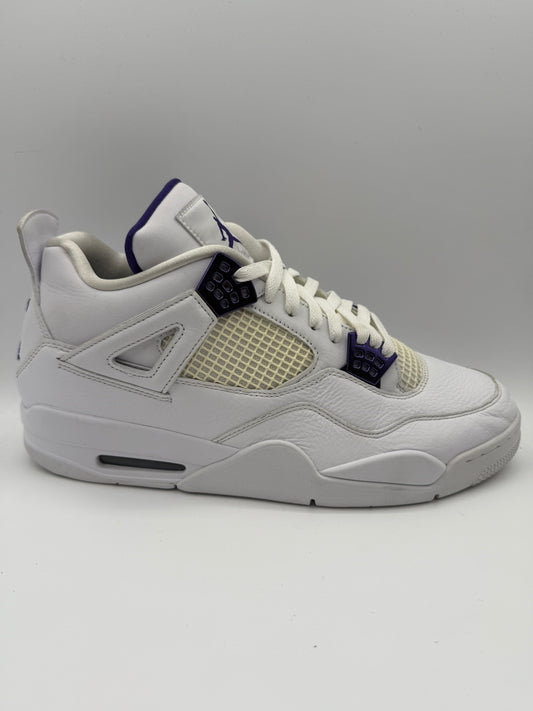 L2069 Jordan 4 Retro Metallic Purple UK 12 - RecycledStreetwear