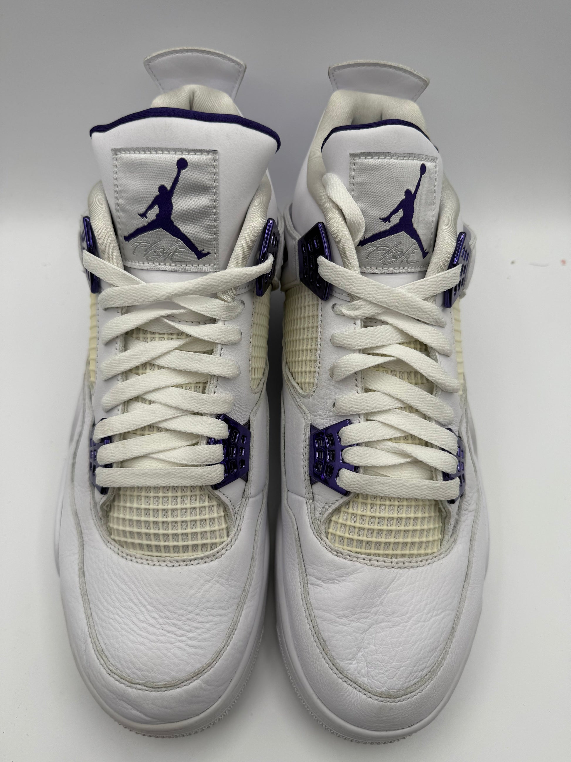 L2069 Jordan 4 Retro Metallic Purple UK 12 - RecycledStreetwear