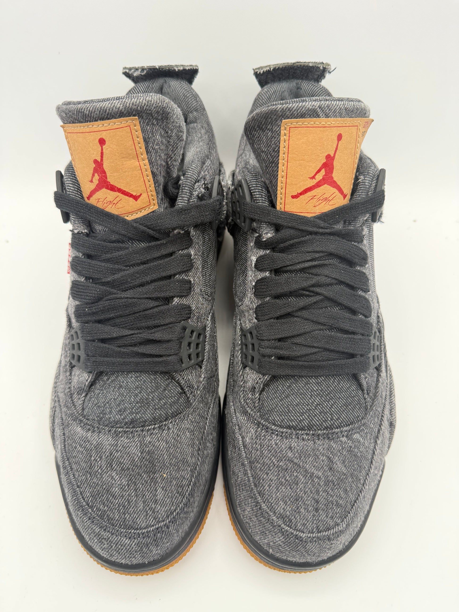 L2098 Jordan 4 Retro Levi's Black UK 9.5 - RecycledStreetwear