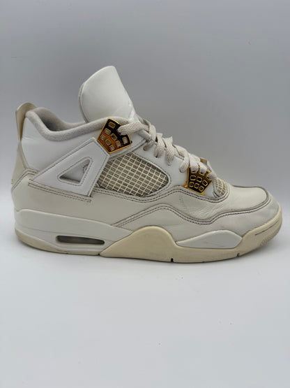 L2104 Jordan 4 Retro Metallic Gold UK 9.5 - RecycledStreetwear