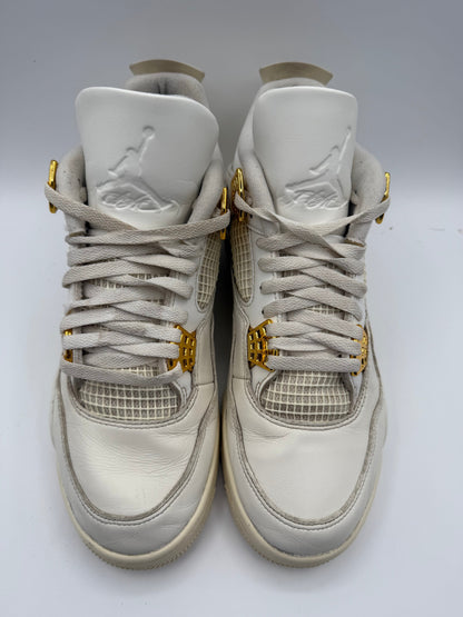 L2104 Jordan 4 Retro Metallic Gold UK 9.5 - RecycledStreetwear