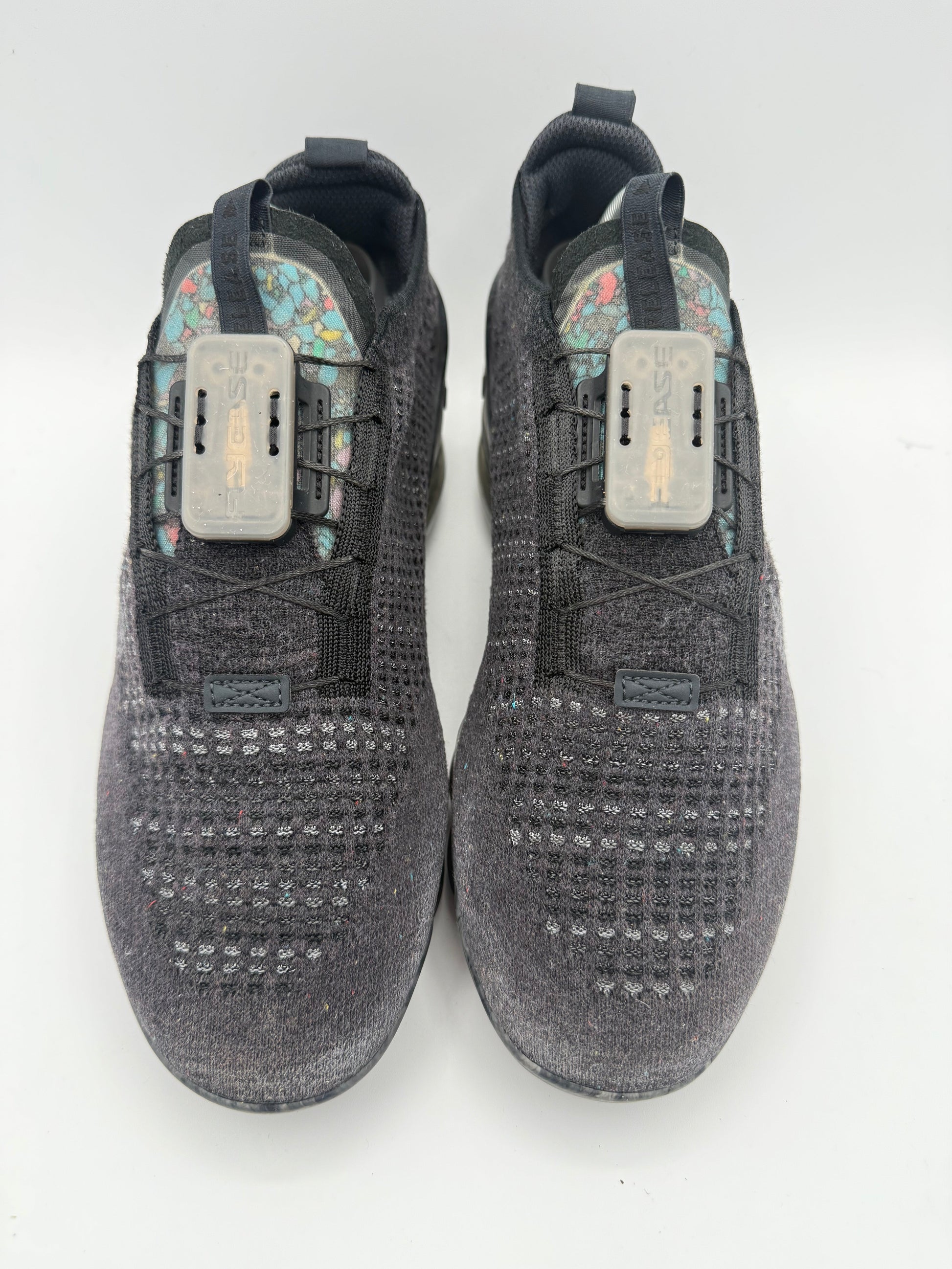 L2126 Nike Air VaporMax 2020 Flyknit Black Dark Grey UK 7.5 - RecycledStreetwear