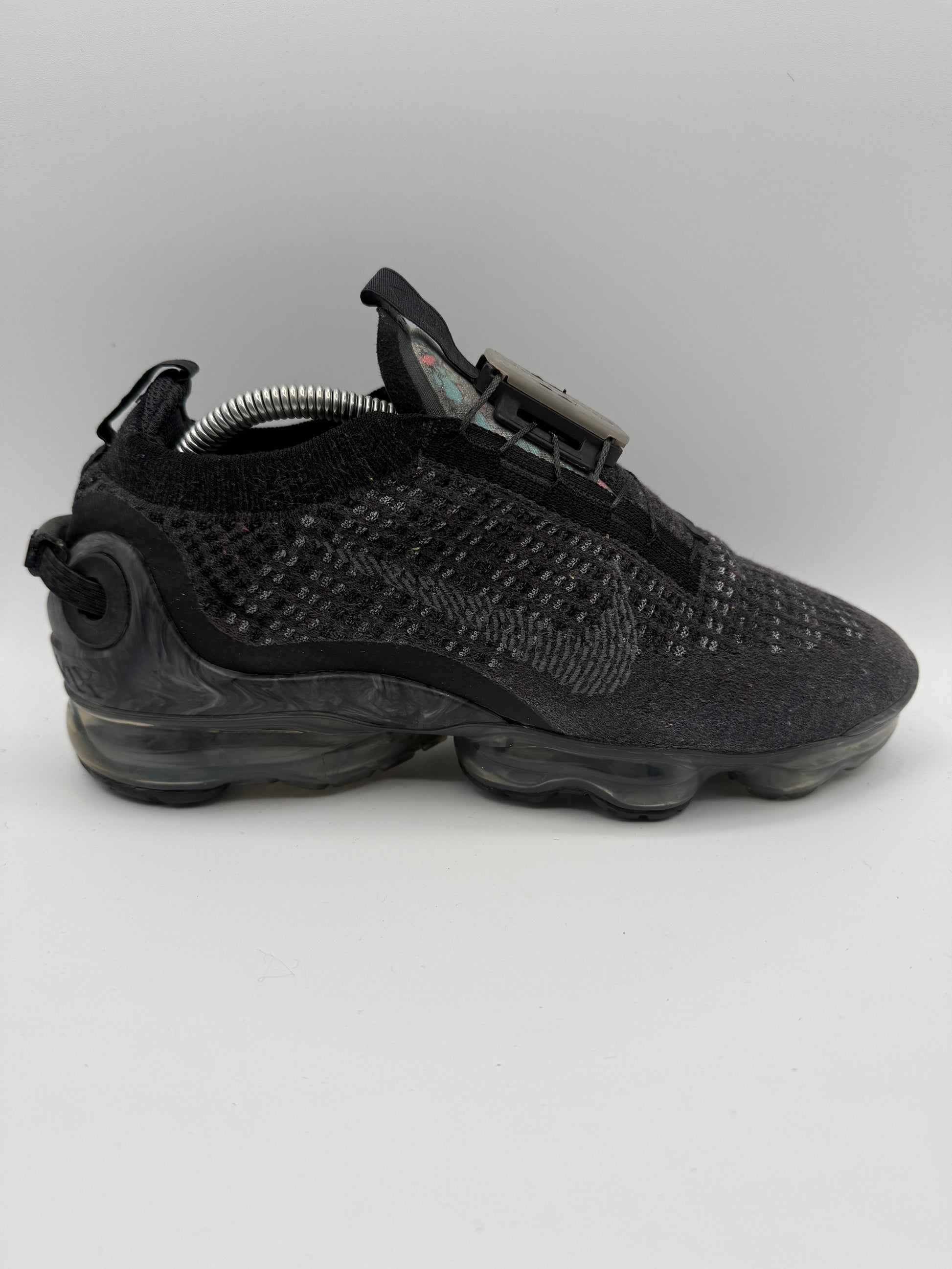L2126 Nike Air VaporMax 2020 Flyknit Black Dark Grey UK 7.5 - RecycledStreetwear