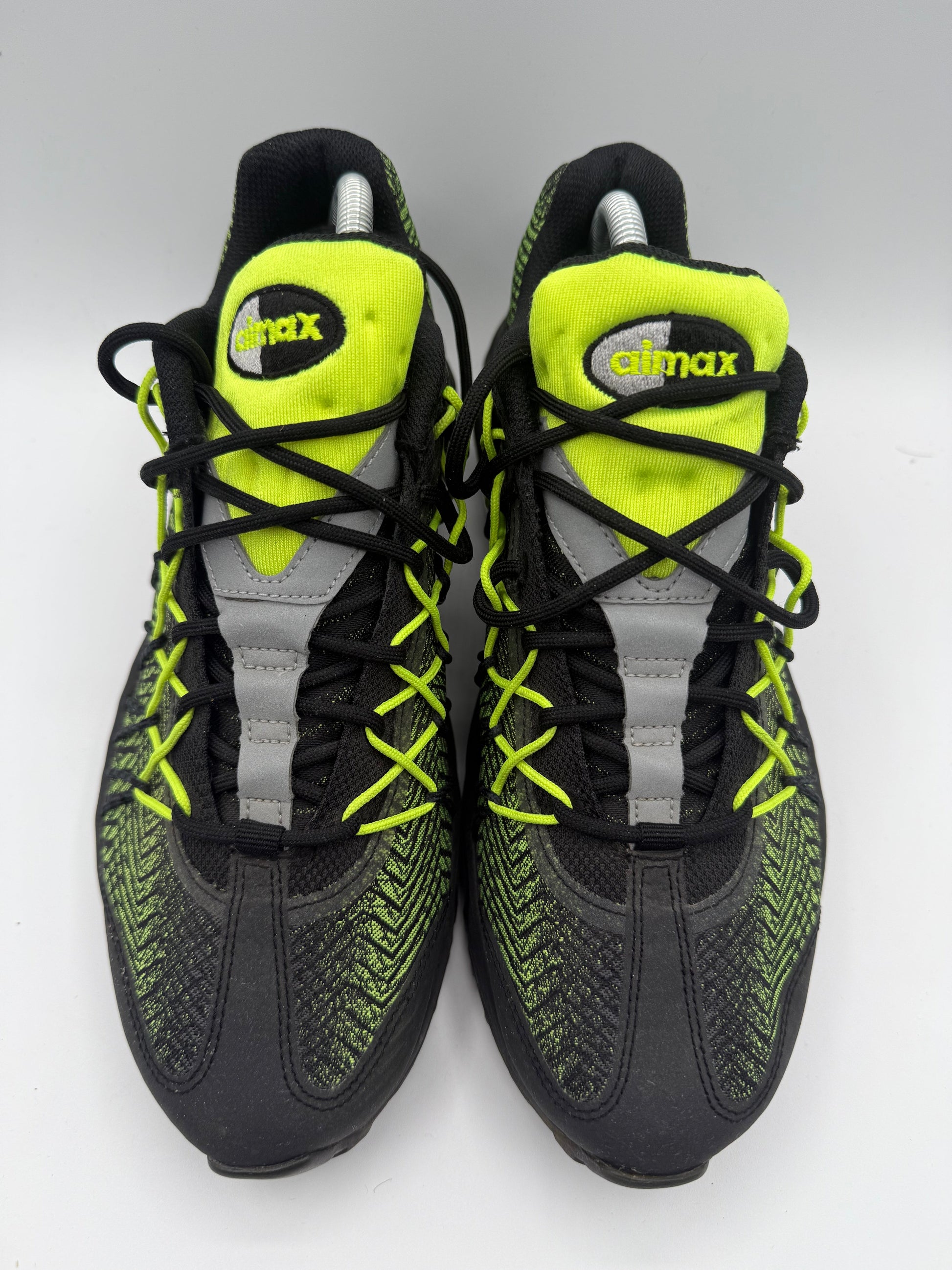 L2173 Nike Air Max 95 Jacquard Black Volt UK 8 - RecycledStreetwear