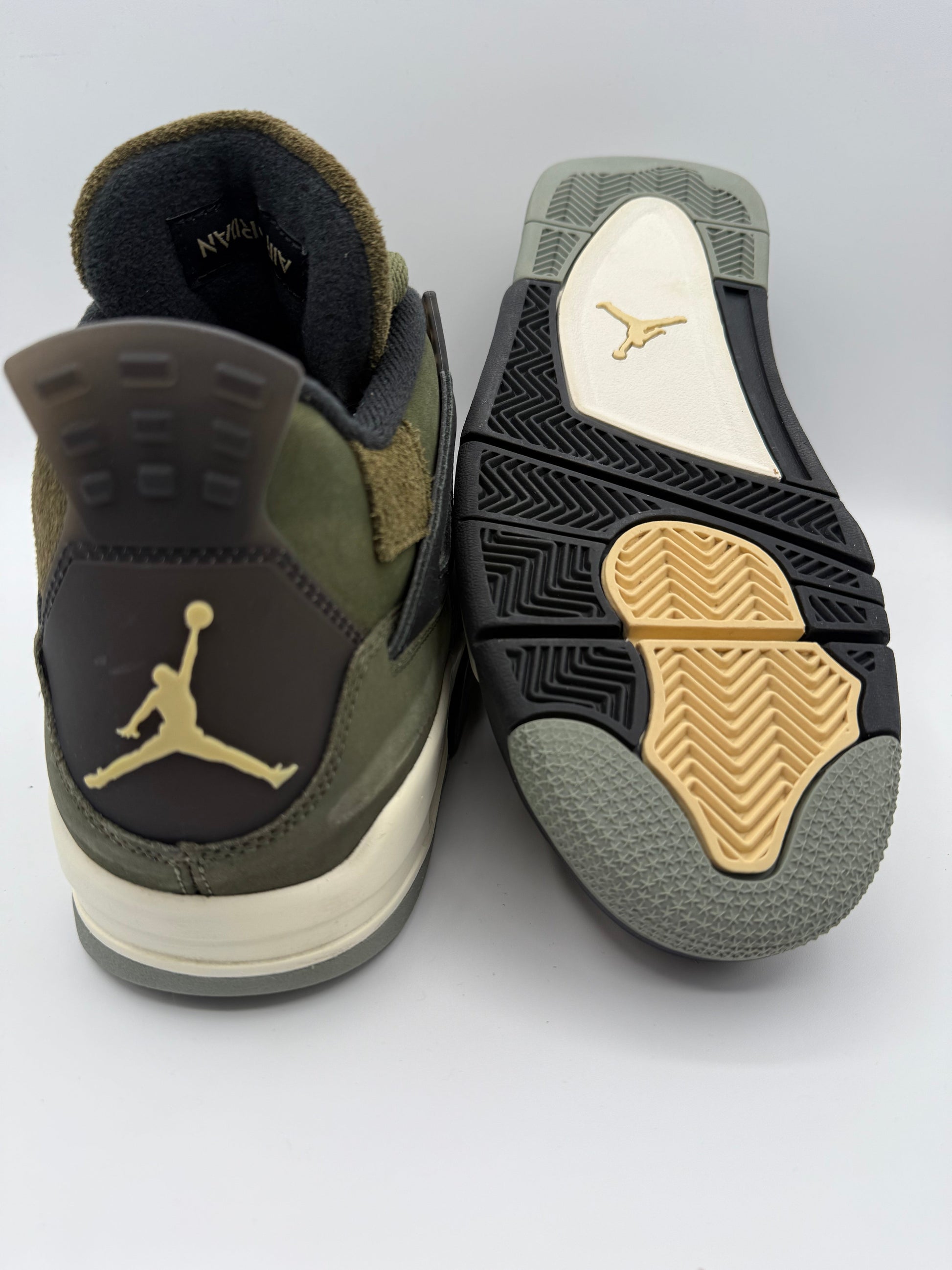 L2256 Jordan 4 Retro SE Craft Medium Olive UK 8.5 - RecycledStreetwear