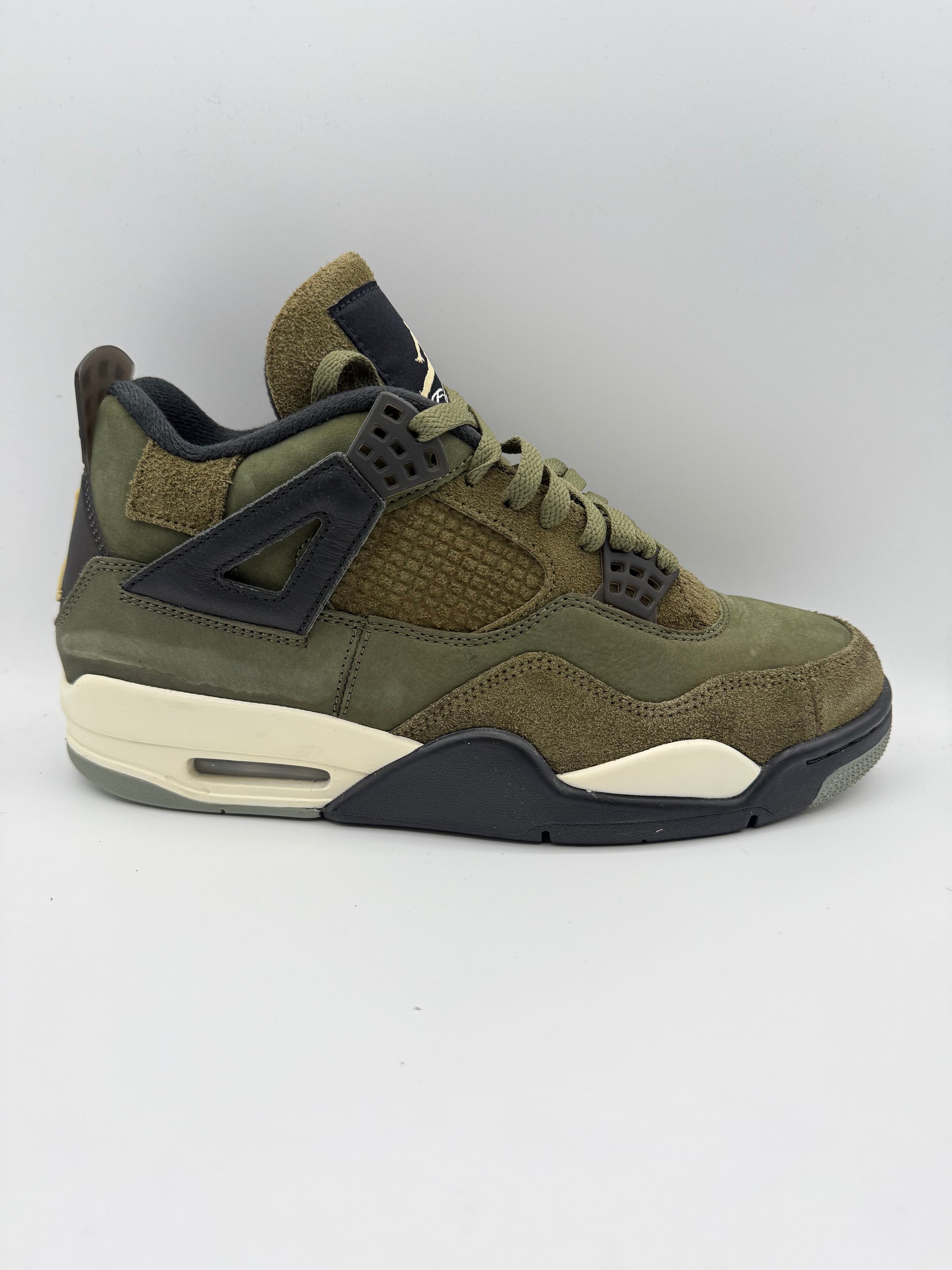 L2256 Jordan 4 Retro SE Craft Medium Olive UK 8.5 - RecycledStreetwear