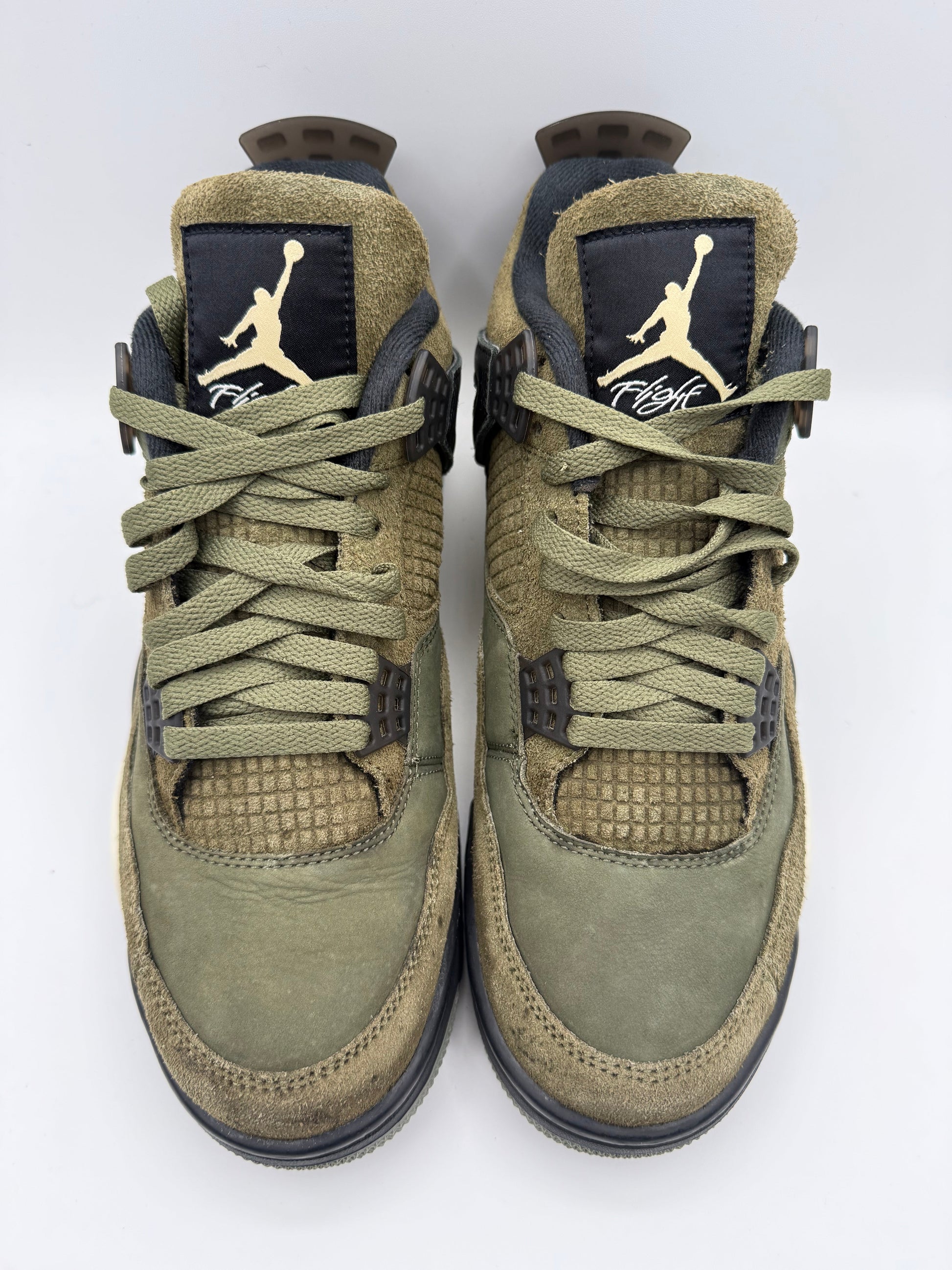 L2256 Jordan 4 Retro SE Craft Medium Olive UK 8.5 - RecycledStreetwear
