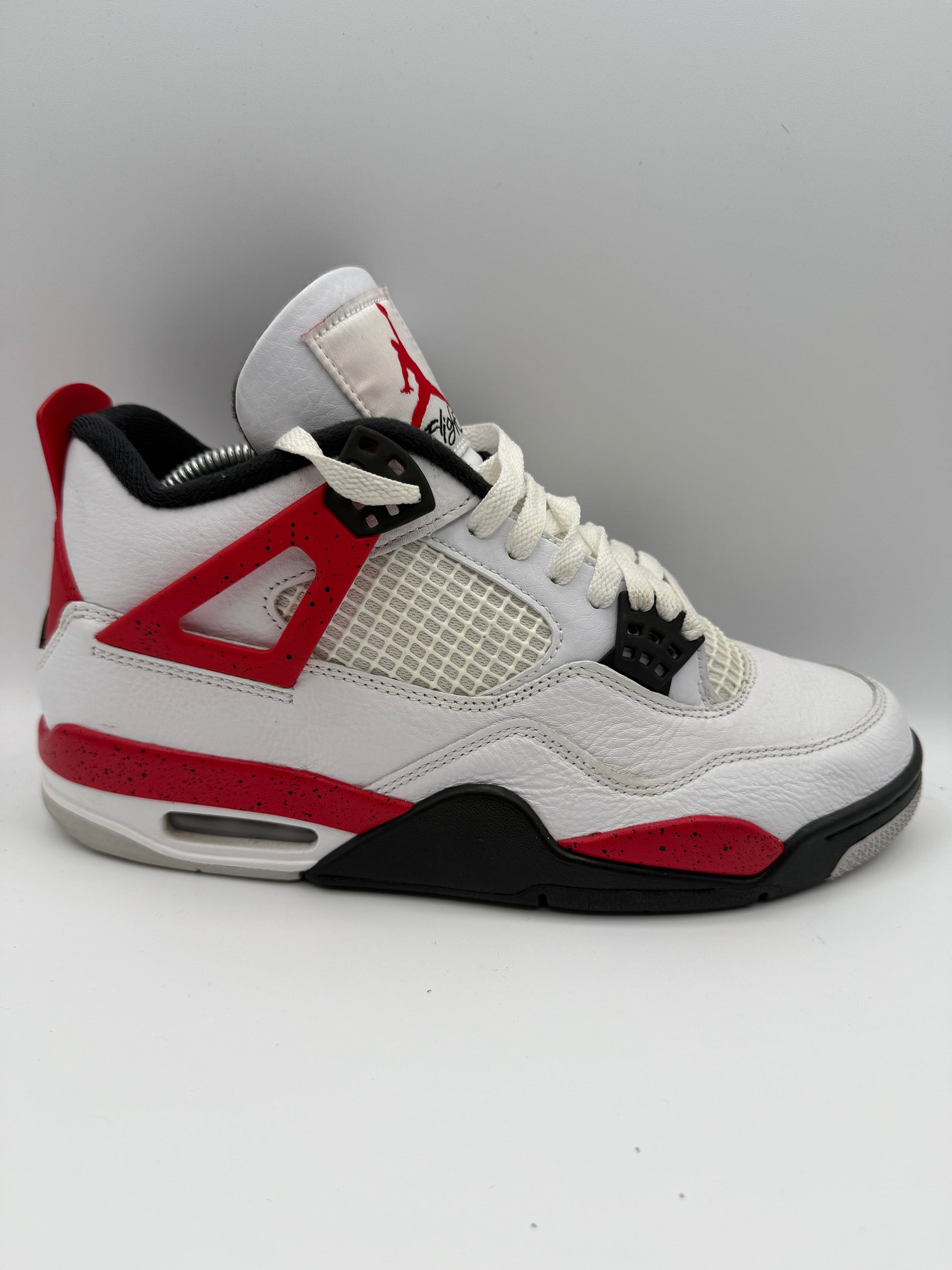 L2283 Jordan 4 Retro Red Cement UK 7.5 - RecycledStreetwear