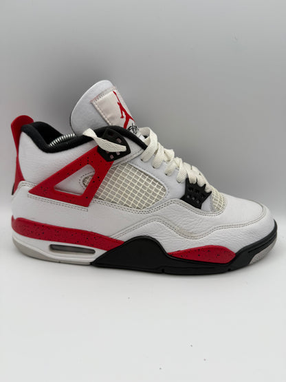 L2283 Jordan 4 Retro Red Cement UK 7.5 - RecycledStreetwear