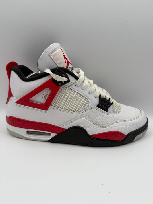 L2283 Jordan 4 Retro Red Cement UK 7.5 - RecycledStreetwear