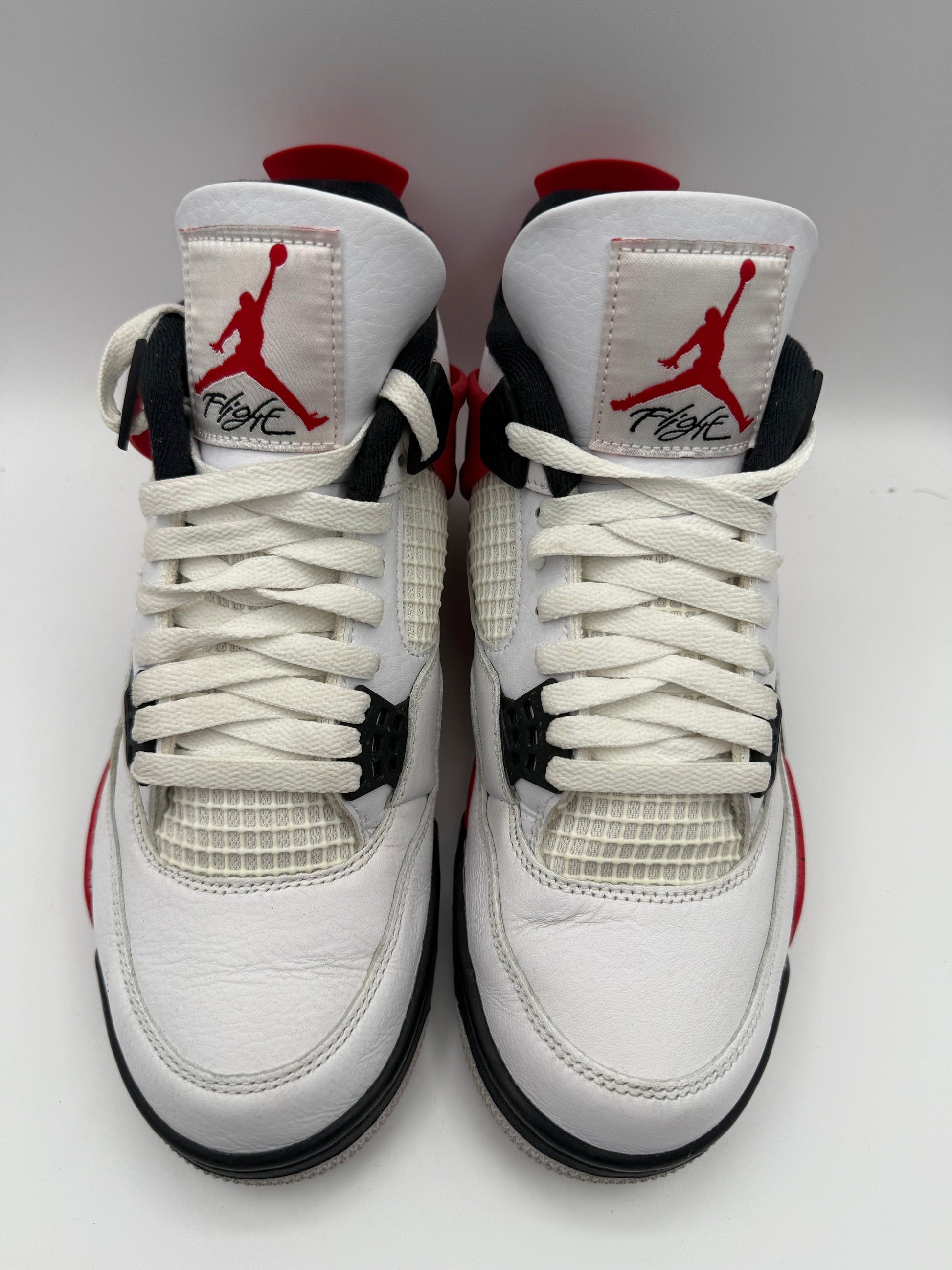 L2283 Jordan 4 Retro Red Cement UK 7.5 - RecycledStreetwear