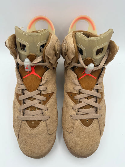 L2344 Jordan 6 Retro Travis Scott British Khaki UK 8.5 - RecycledStreetwear