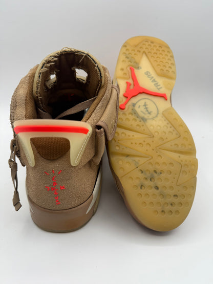 L2344 Jordan 6 Retro Travis Scott British Khaki UK 8.5 - RecycledStreetwear