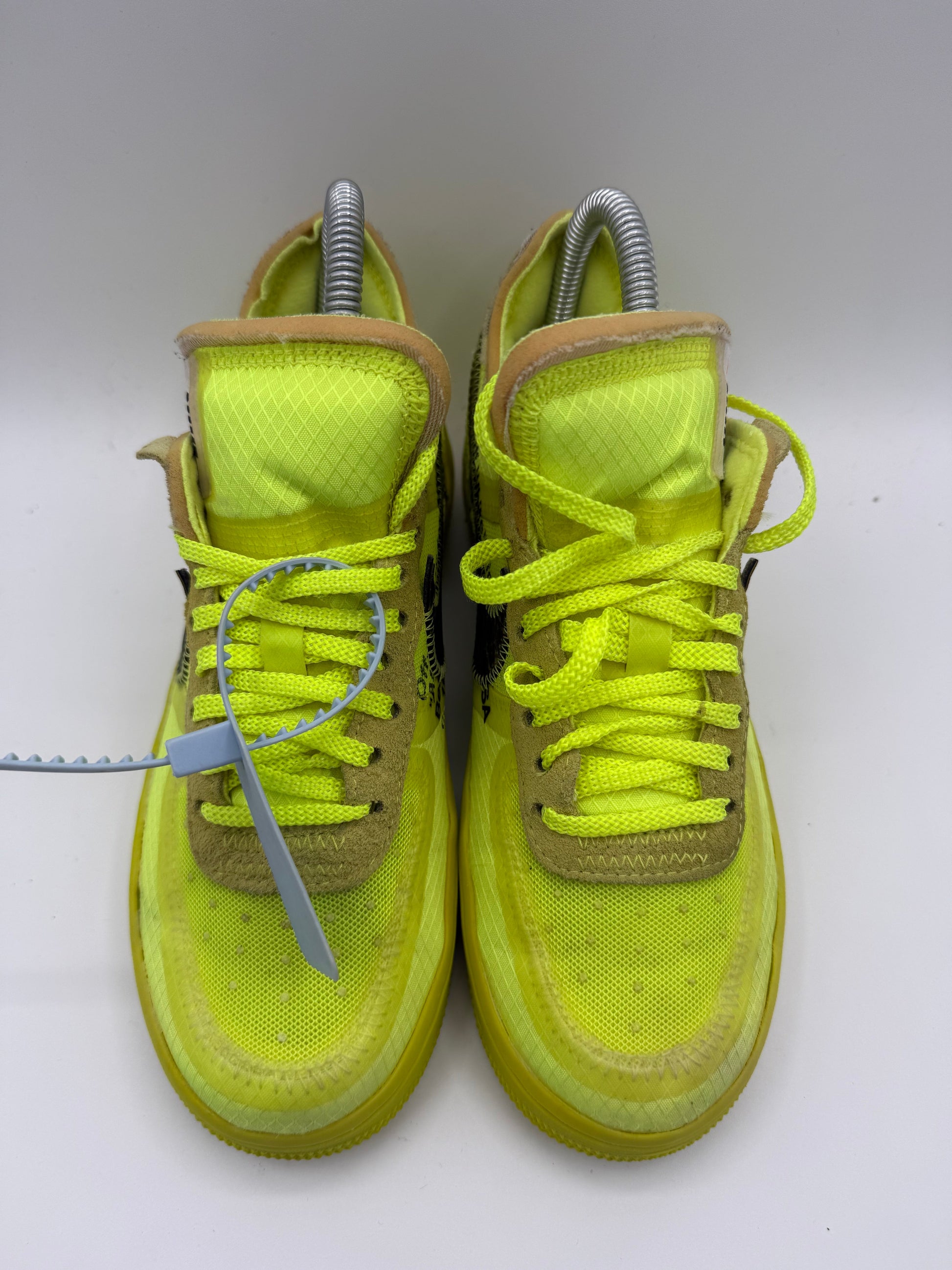 L2357 Nike Air Force 1 Low Off - White Volt UK 3.5 - RecycledStreetwear