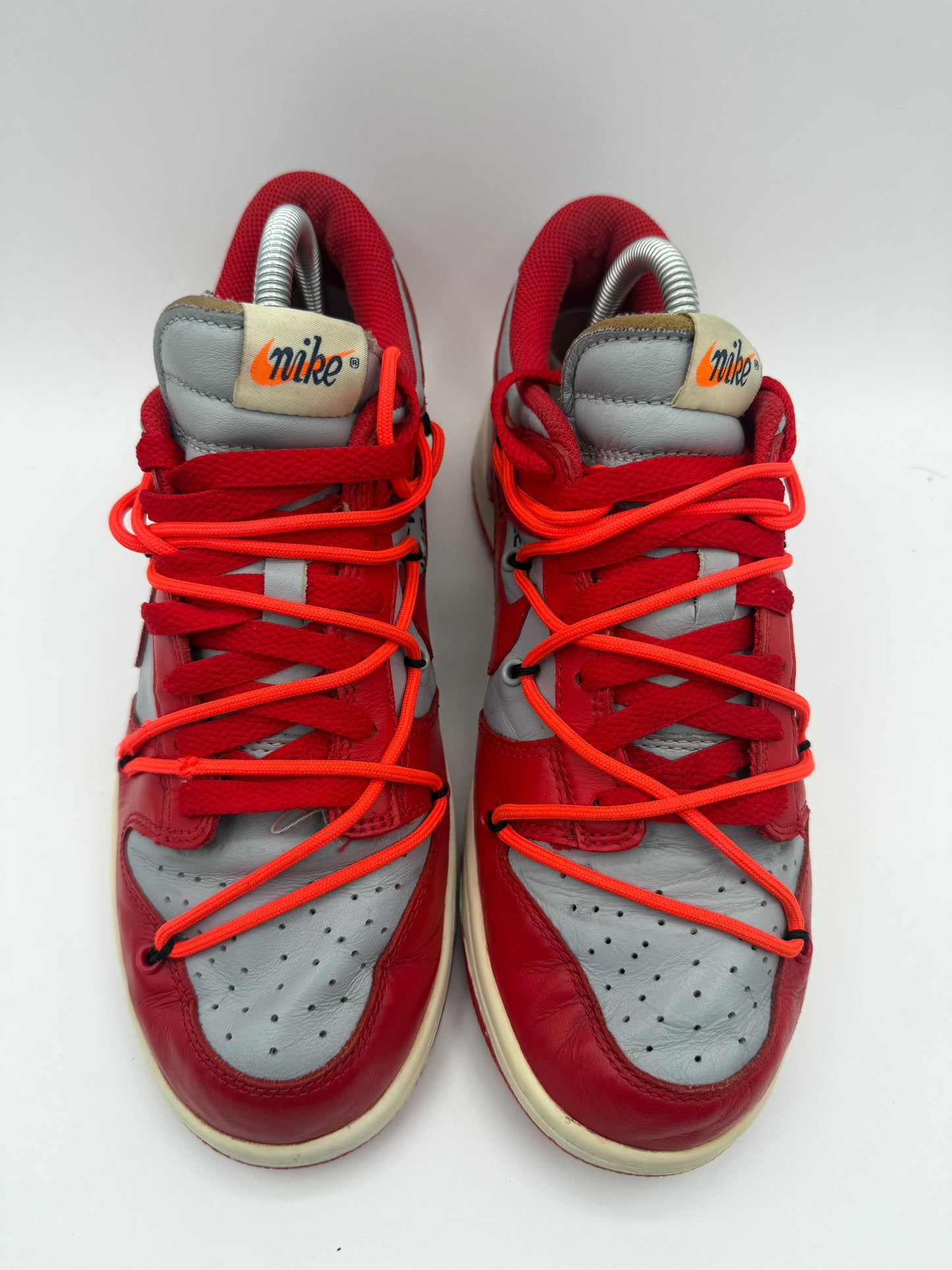 L2481 Nike Dunk Low Off - White University Red UK 6 - RecycledStreetwear