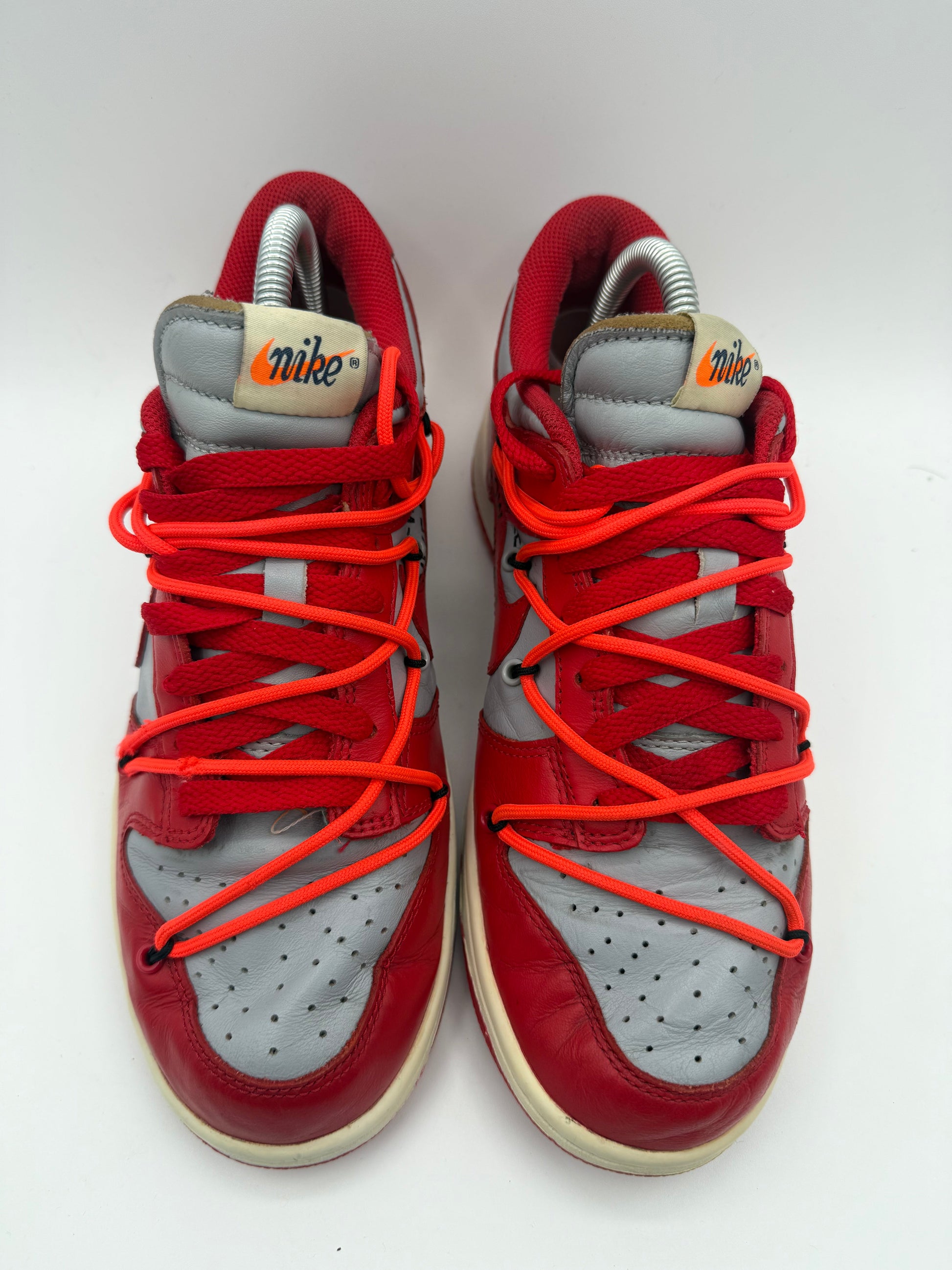 L2481 Nike Dunk Low Off - White University Red UK 6 - RecycledStreetwear