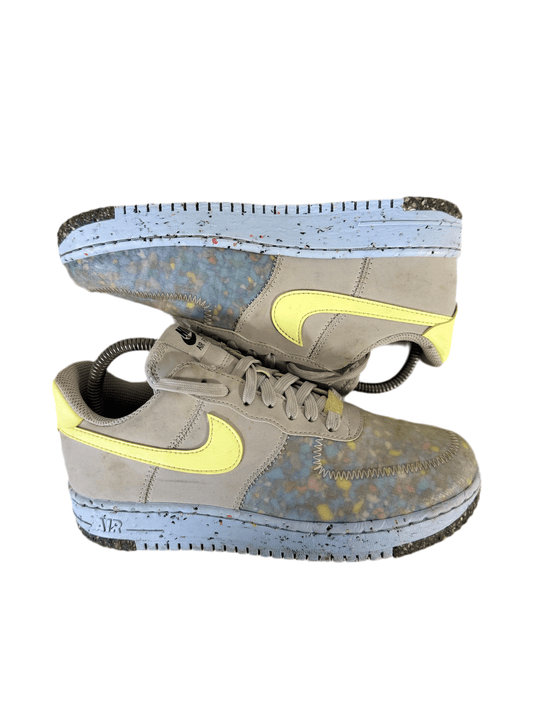 Nike Air Force 1 Crater 'Pure Platinum Barely Volt' uk 4.5 - RecycledStreetwear