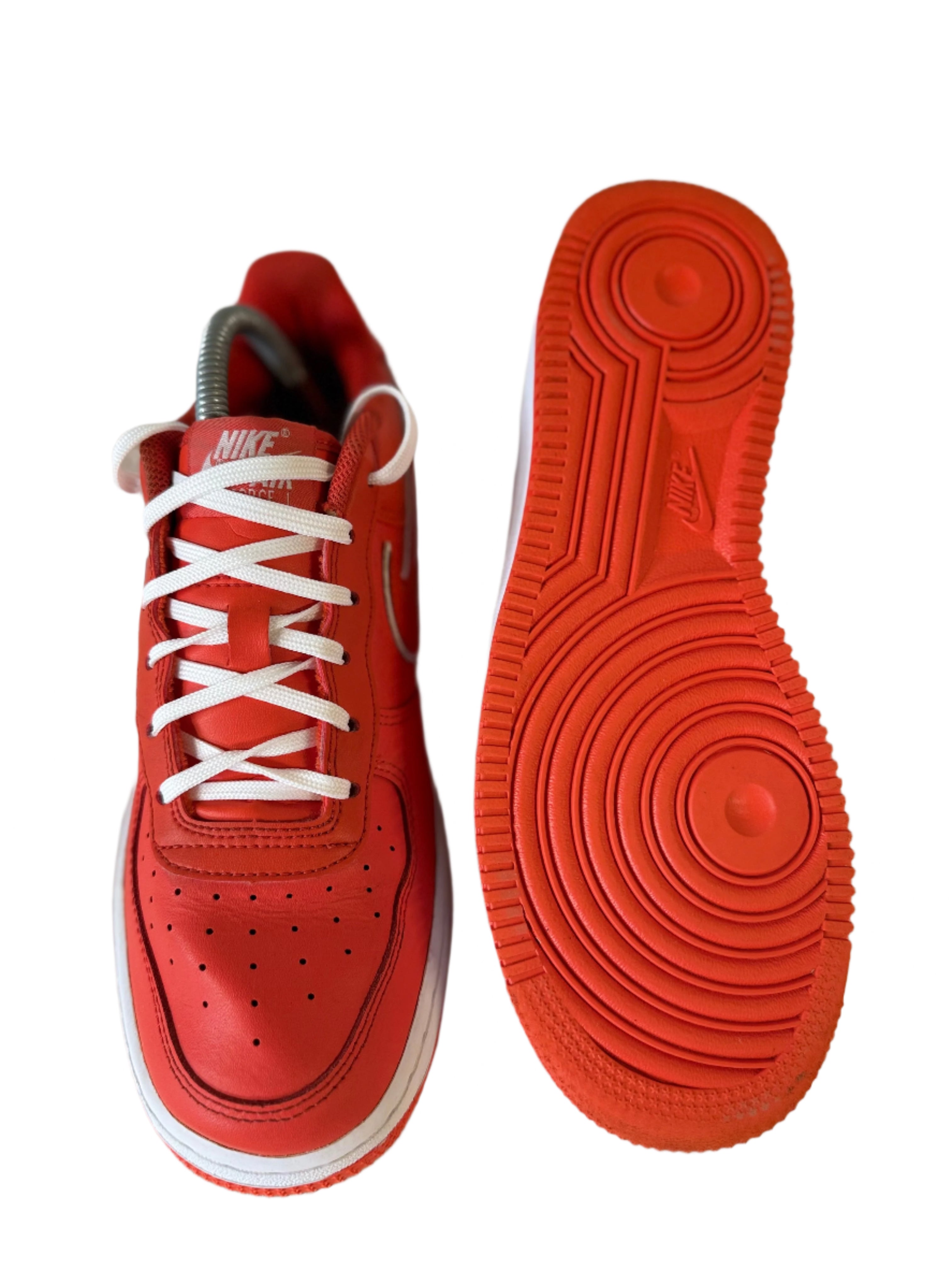 Nike Air Force 1 GS ‘Picante Red’ UK 6 - RecycledStreetwear