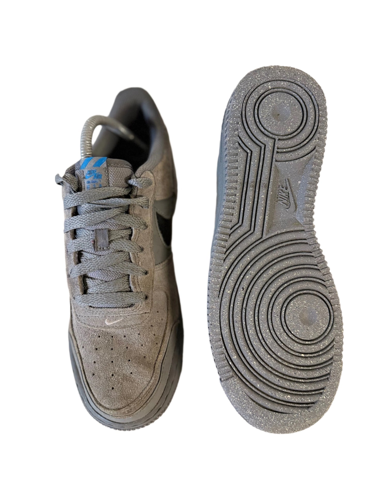 Nike Air Force 1 Low 'Cut Out Swoosh Smoke Grey' uk 5.5 - RecycledStreetwear