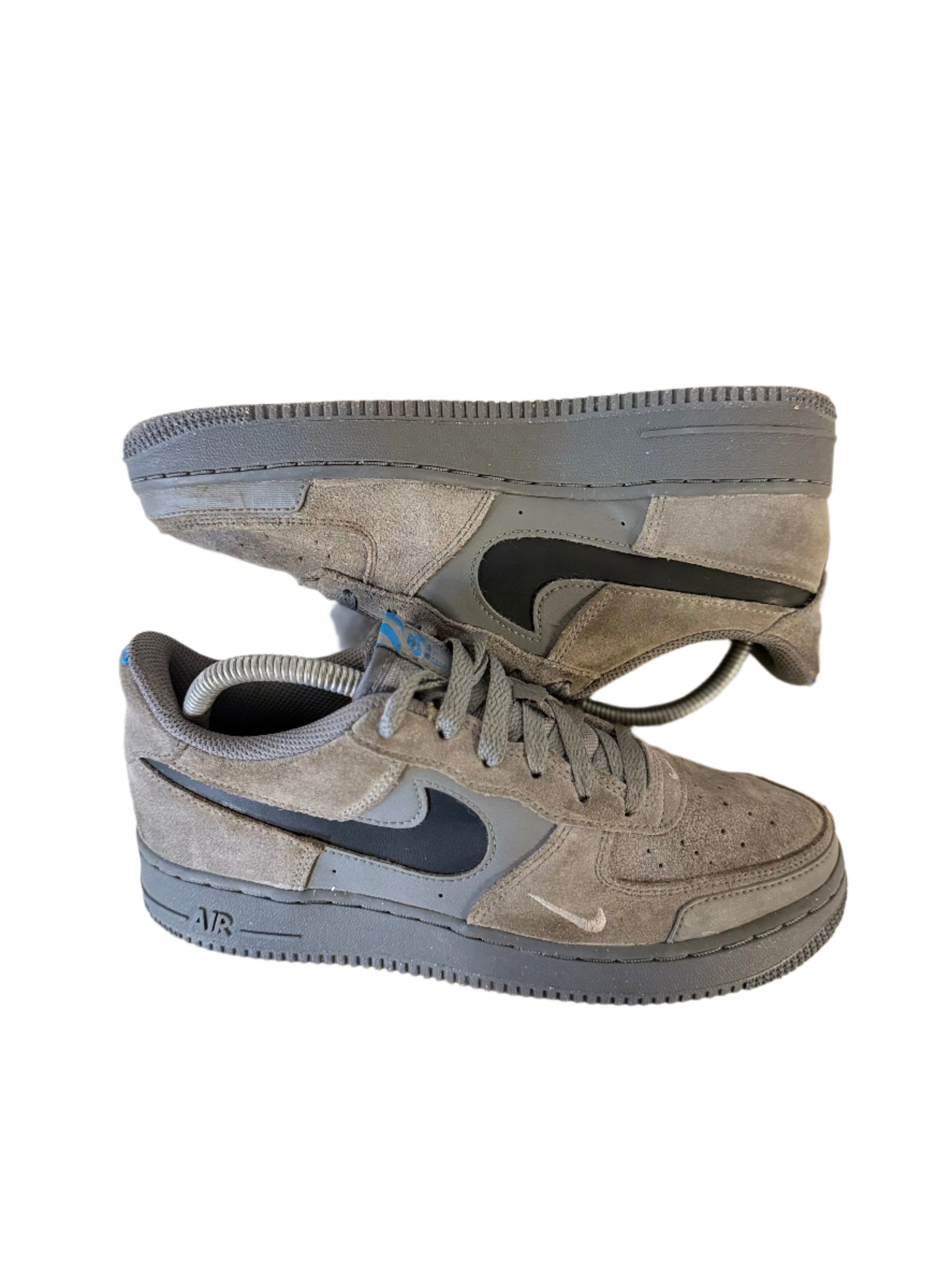 Nike Air Force 1 Low 'Cut Out Swoosh Smoke Grey' uk 5.5 - RecycledStreetwear