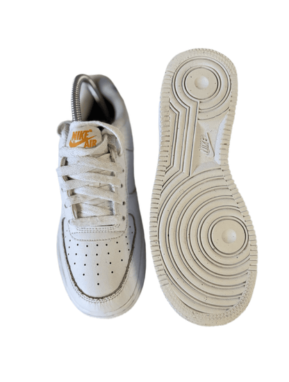 Nike Air Force 1 Low GS 'Multi Swoosh White Orange' uk 4 - RecycledStreetwear