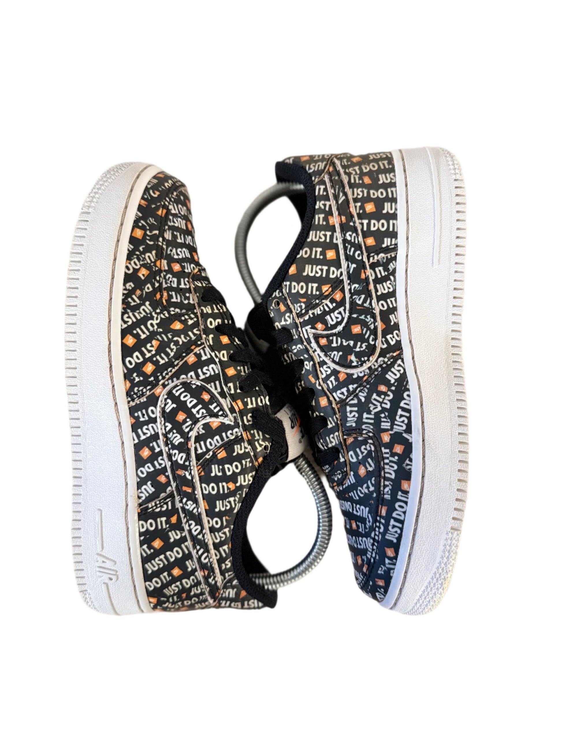 Nike Air Force 1 Low 'Just Do It Pack Black' (gs) uk 4 - RecycledStreetwear