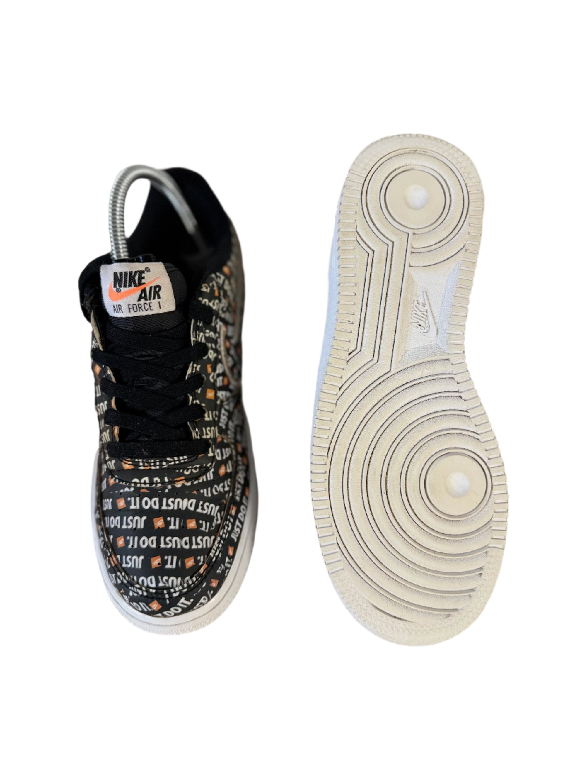 Nike Air Force 1 Low 'Just Do It Pack Black' (gs) uk 4 - RecycledStreetwear