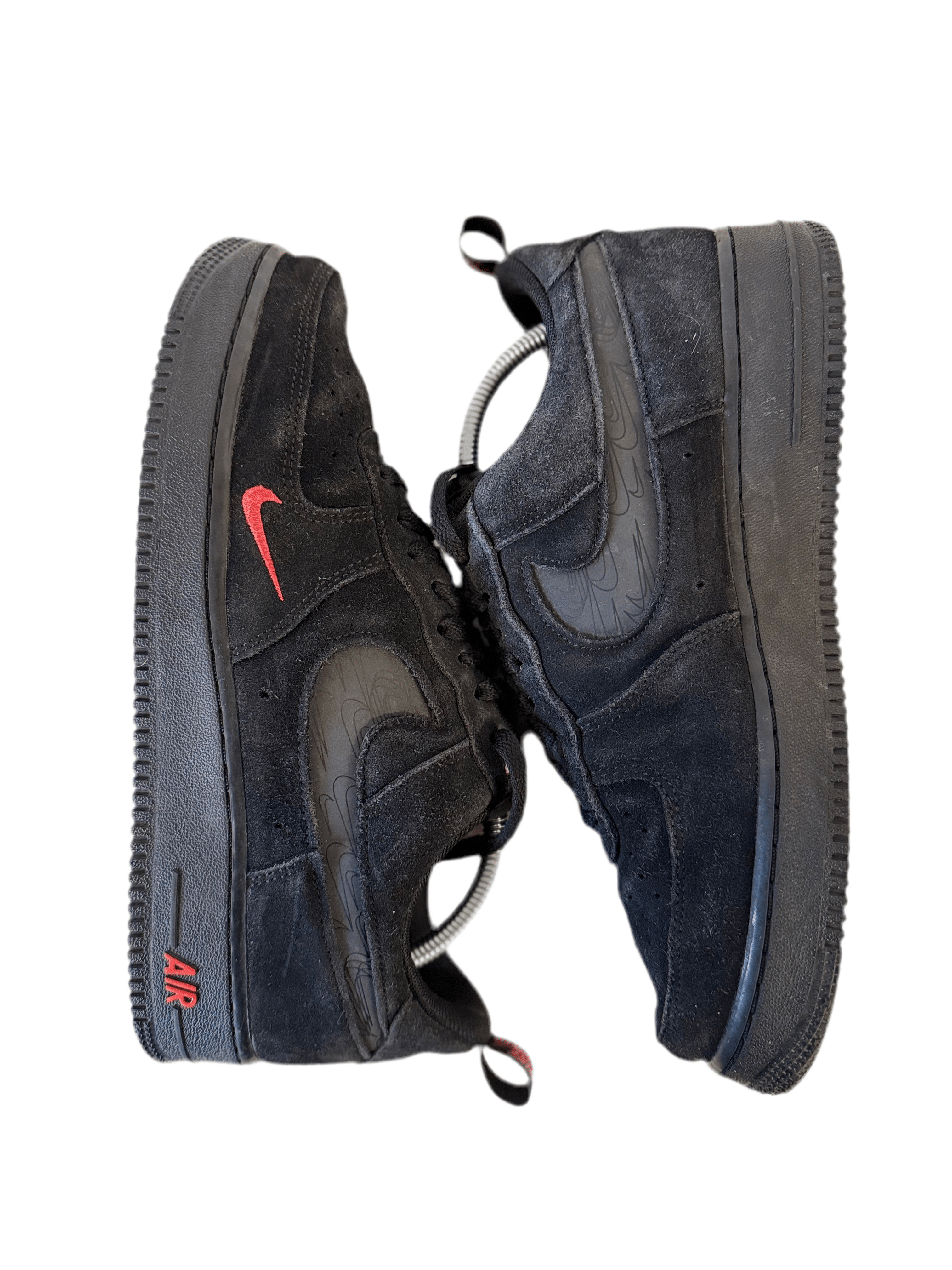 Nike Air Force 1 Low 'Multi - Swoosh Black Crimson' uk 8.5 - RecycledStreetwear