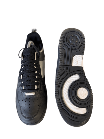 Nike Air Force 1 Low React 'Black White' uk 7 - RecycledStreetwear