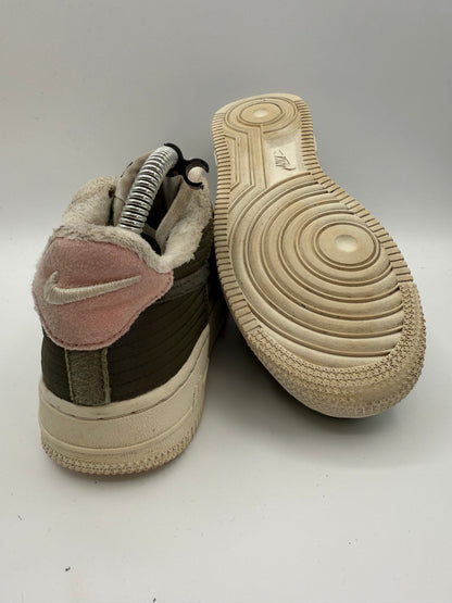 Nike Air Force 1 Low Toasty Oil Green (GS) UK 4 - RecycledStreetwear