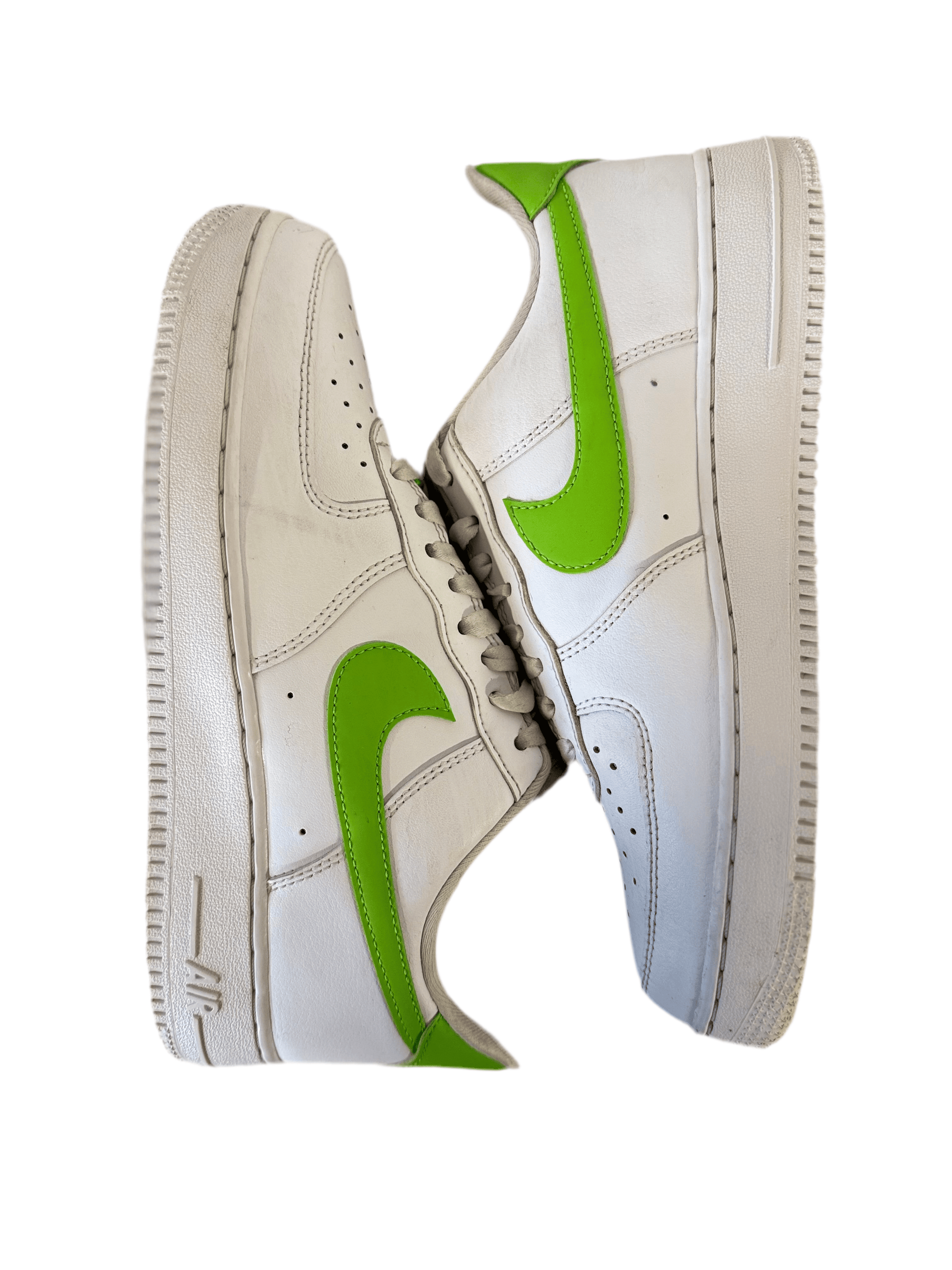 Nike Air Force 1 Low 'White Action Green' uk 7 - RecycledStreetwear