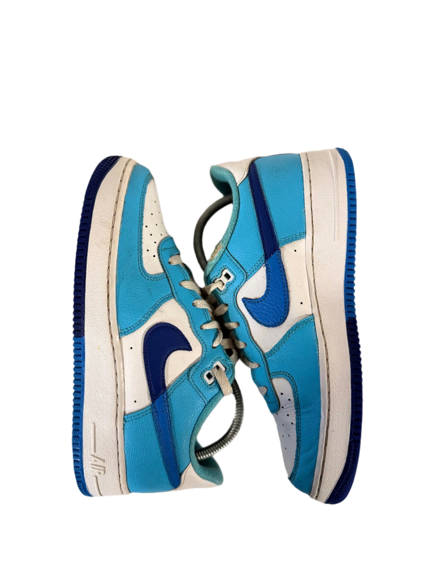 Nike Air Force 1 LV8 2 GS 'Split - Light Photo Blue' uk 5.5 - RecycledStreetwear