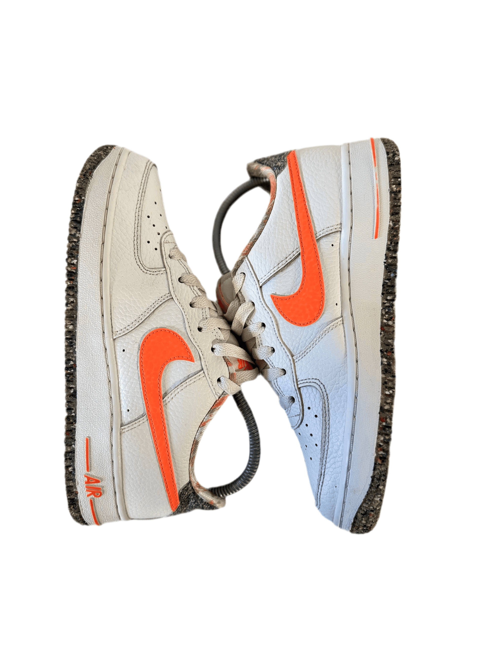 Nike Air Force 1 LV8 (GS) 'White Total Orange' uk 4.5 - RecycledStreetwear
