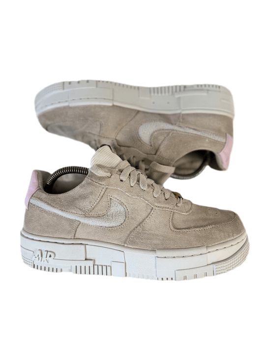 Nike Air Force 1 Pixel 'Light Bone Regal Pink' UK 7 - RecycledStreetwear