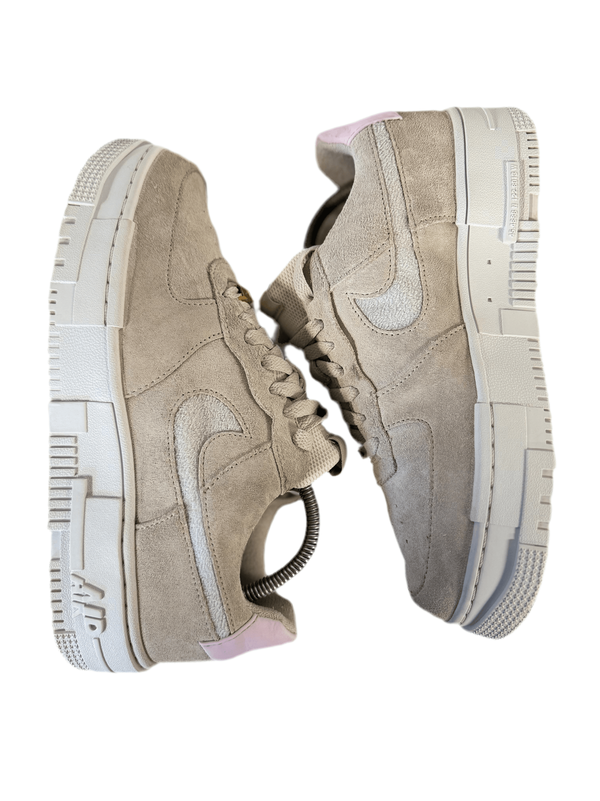 Nike Air Force 1 Pixel 'Light Bone Regal Pink' UK 7 - RecycledStreetwear