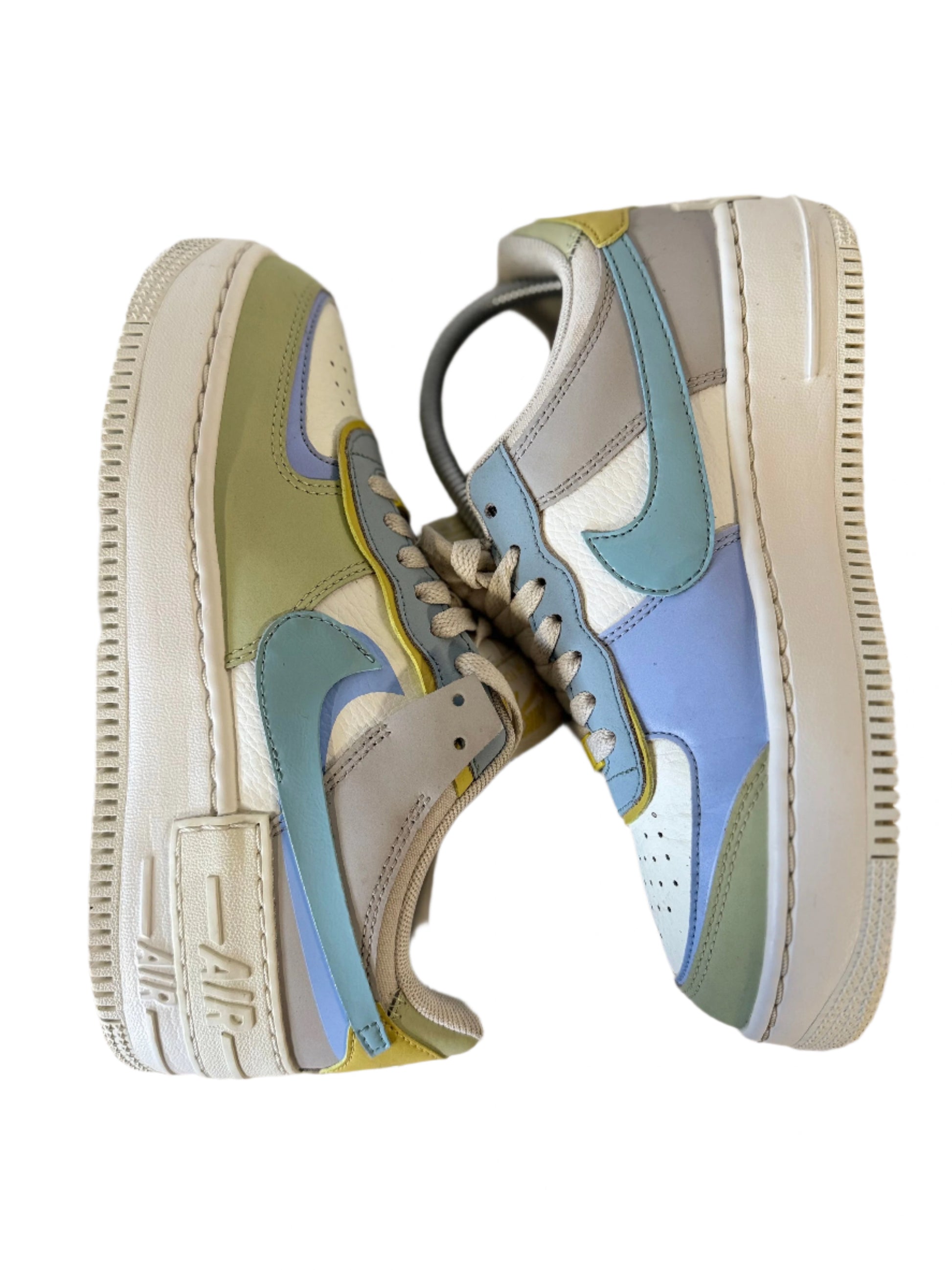 Nike Air Force 1 Shadow ‘Ocean Cube’ UK 4 - RecycledStreetwear