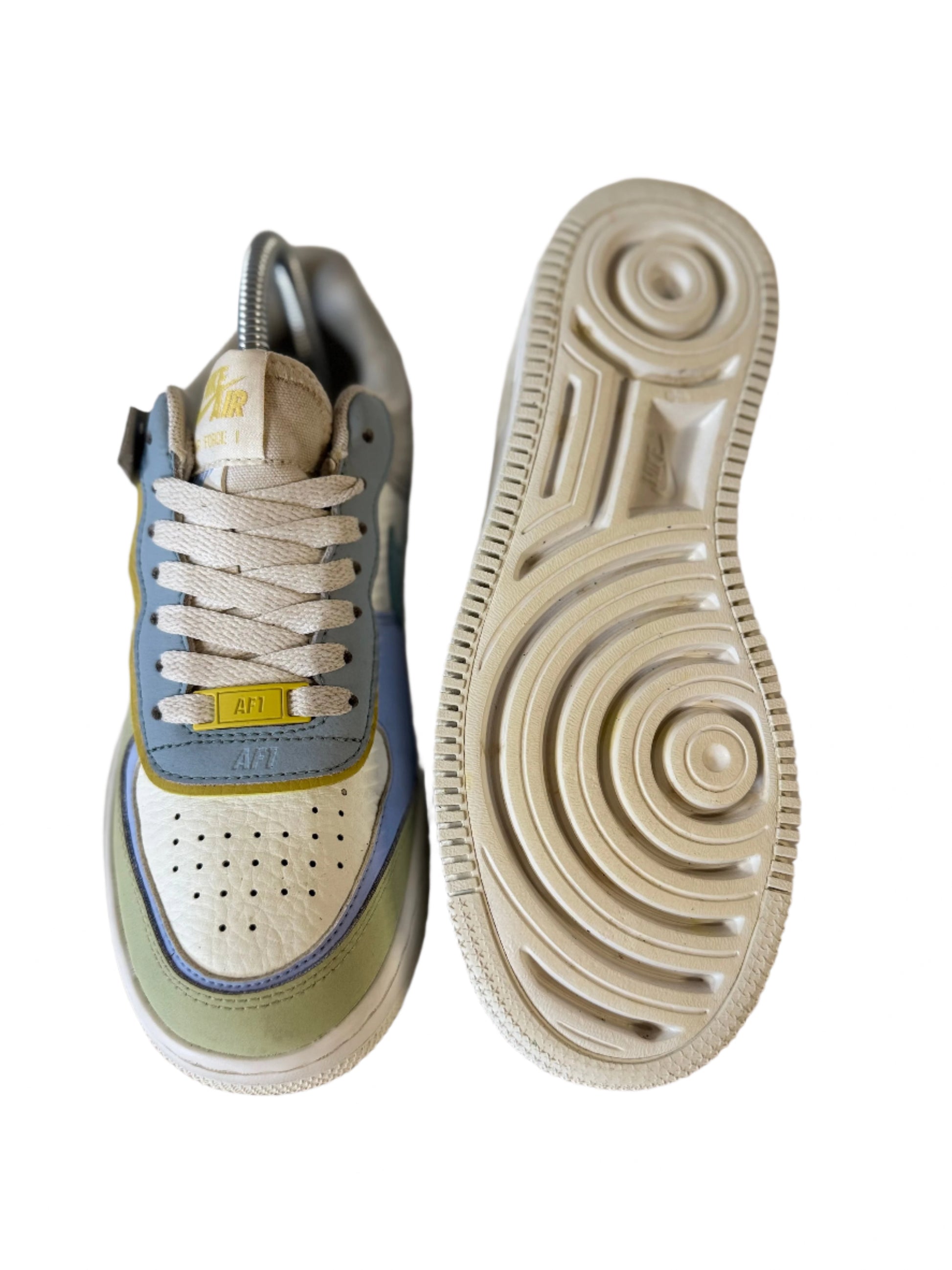 Nike Air Force 1 Shadow ‘Ocean Cube’ UK 4 - RecycledStreetwear