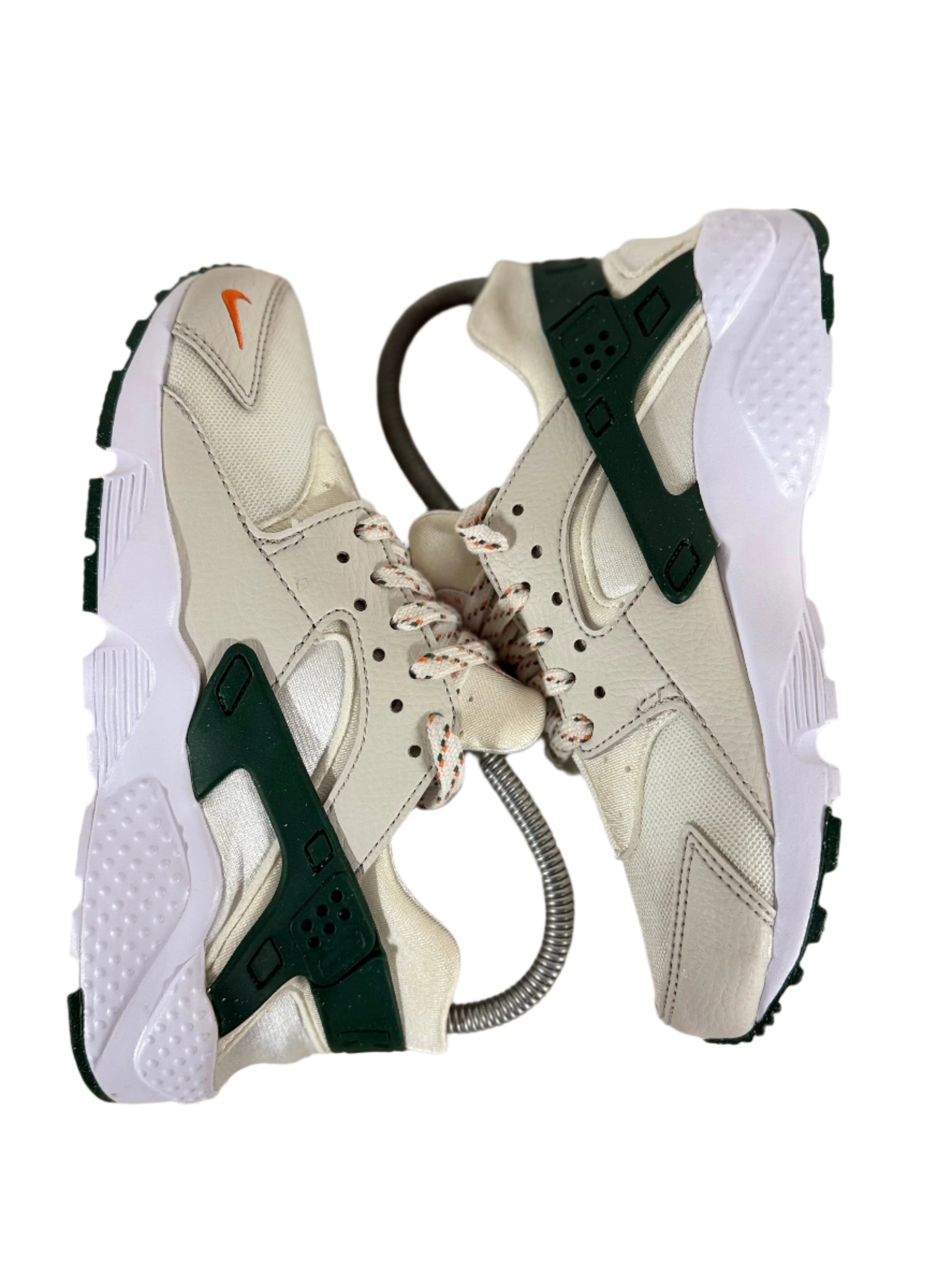 Nike Air Huarache 'Green Orange' UK 4 - RecycledStreetwear