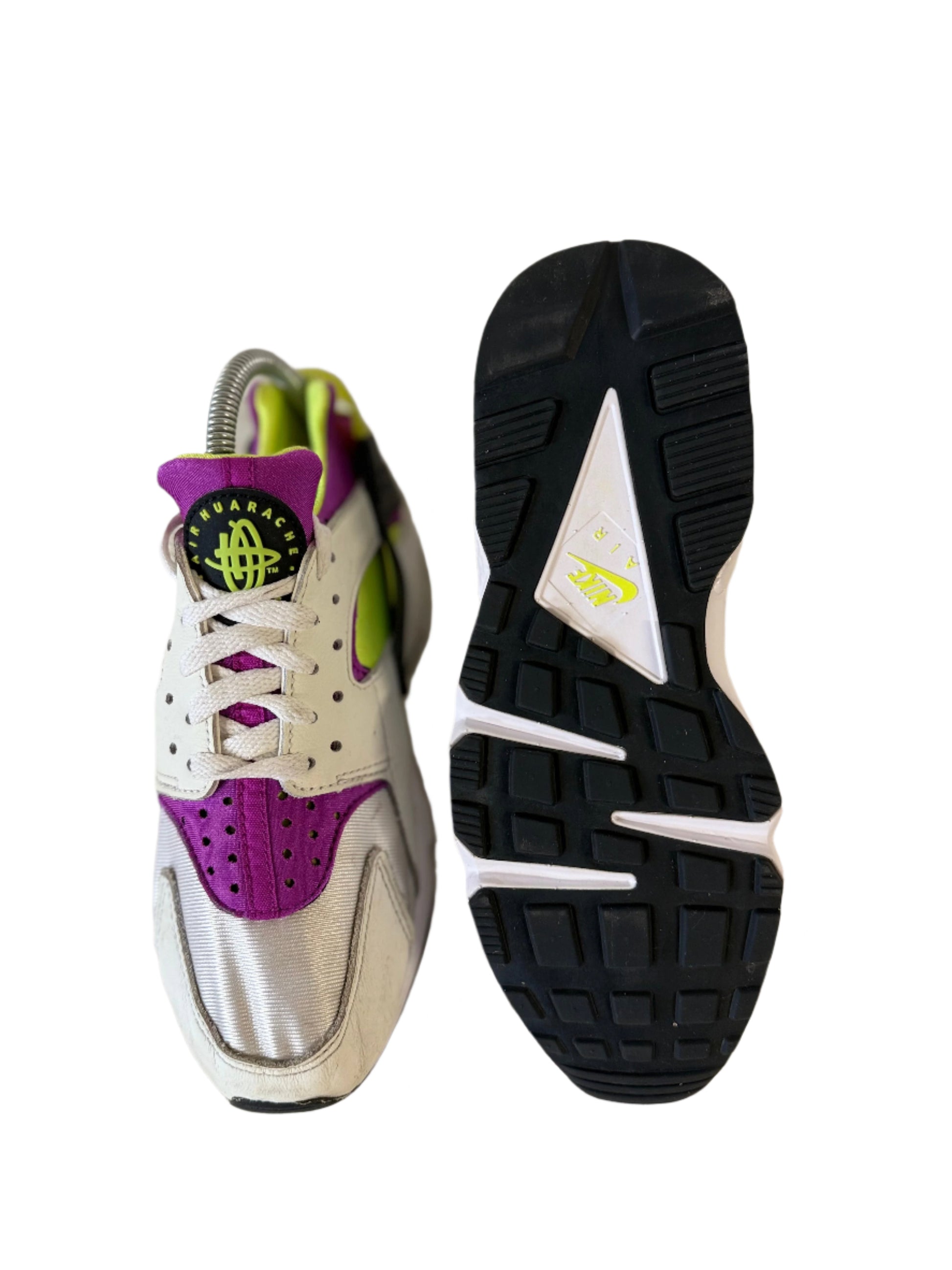 Nike Air Huarache Run 'Neon Megenta' UK 5 - RecycledStreetwear