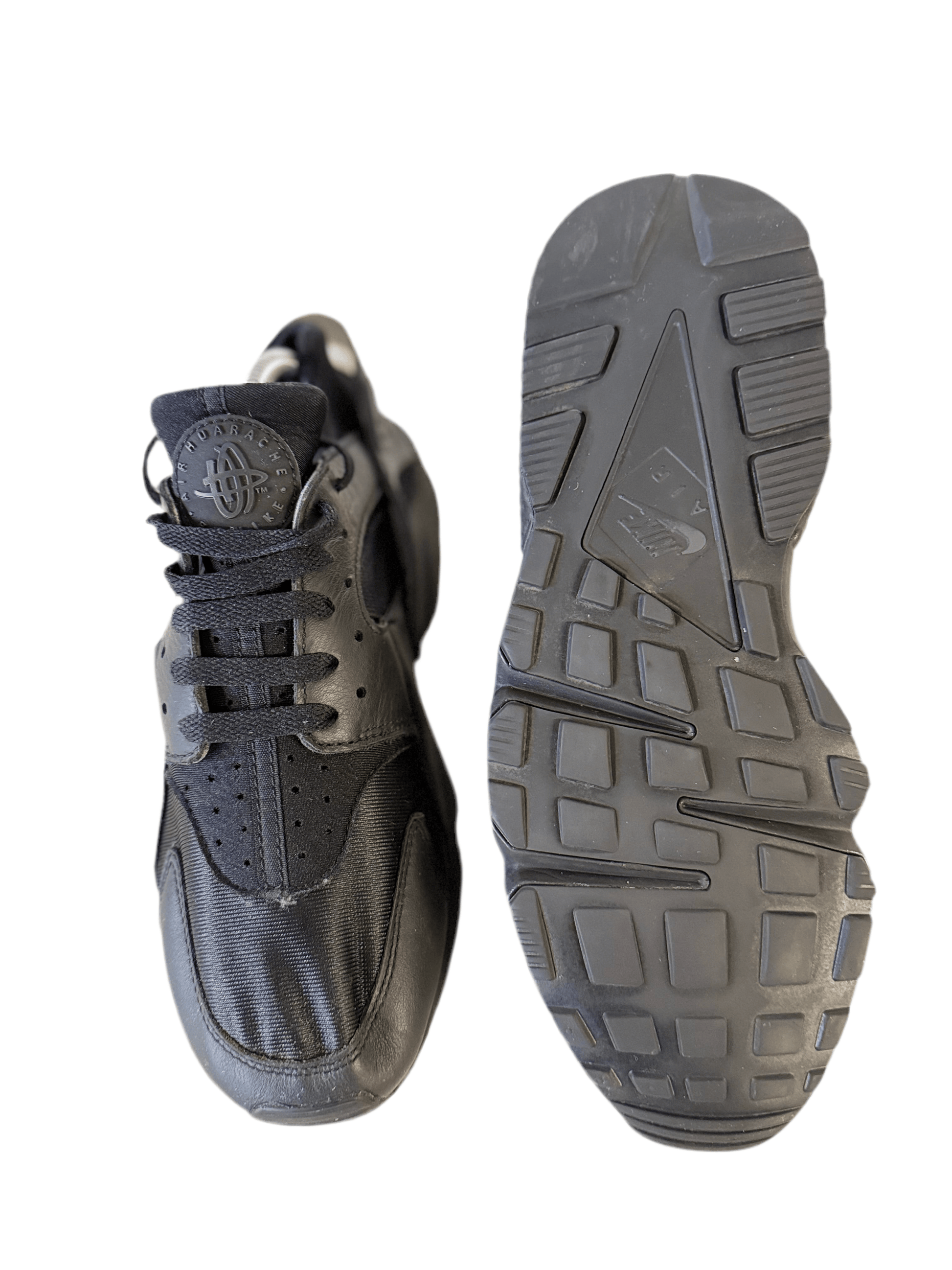 Nike Air Huarache 'Triple Black' uk 9 - RecycledStreetwear