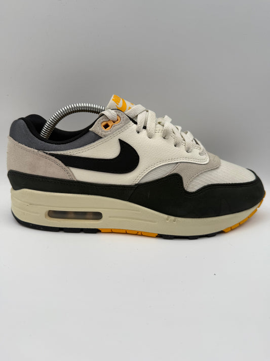 Nike Air Max 1 Athletic Department Light Bone University Gold UK 7 - RecycledStreetwear