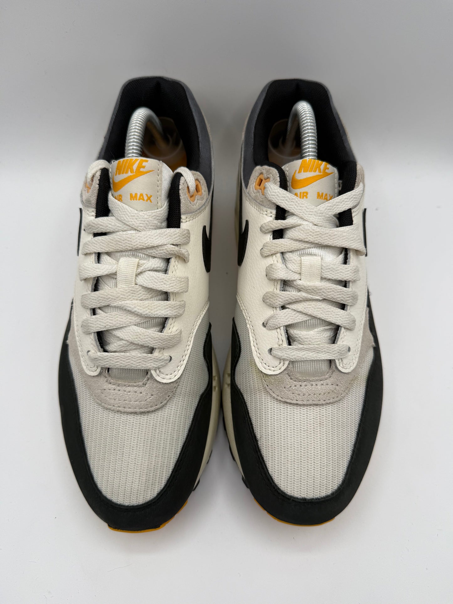 Nike Air Max 1 Athletic Department Light Bone University Gold UK 7 - RecycledStreetwear