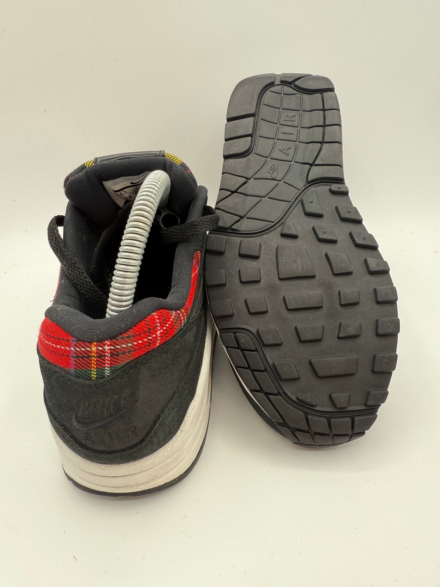 Nike Air Max 1 Tartan Black (Women's) UK 4 - RecycledStreetwear