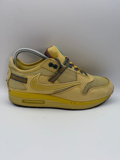 Nike Air Max 1 Travis Scott Cactus Jack Saturn Gold UK 5 - RecycledStreetwear