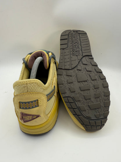 Nike Air Max 1 Travis Scott Cactus Jack Saturn Gold UK 7.5 - RecycledStreetwear